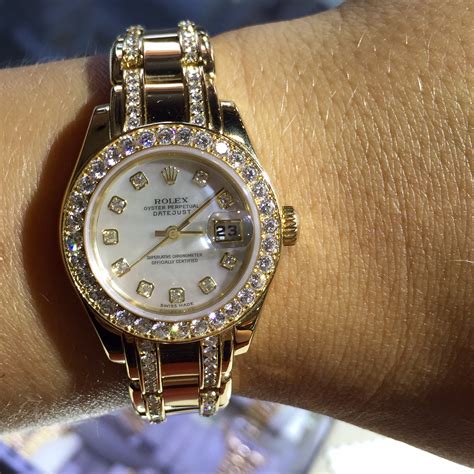 rolex ladies diamond watch|ladies diamond rolex watch sale.